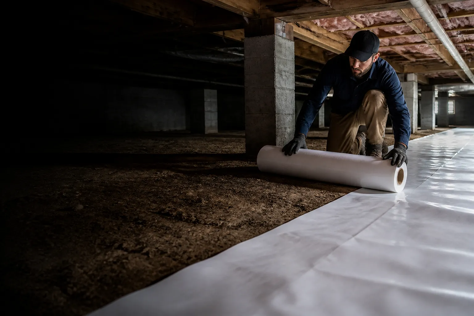 Crawl Space Vapor Barrier