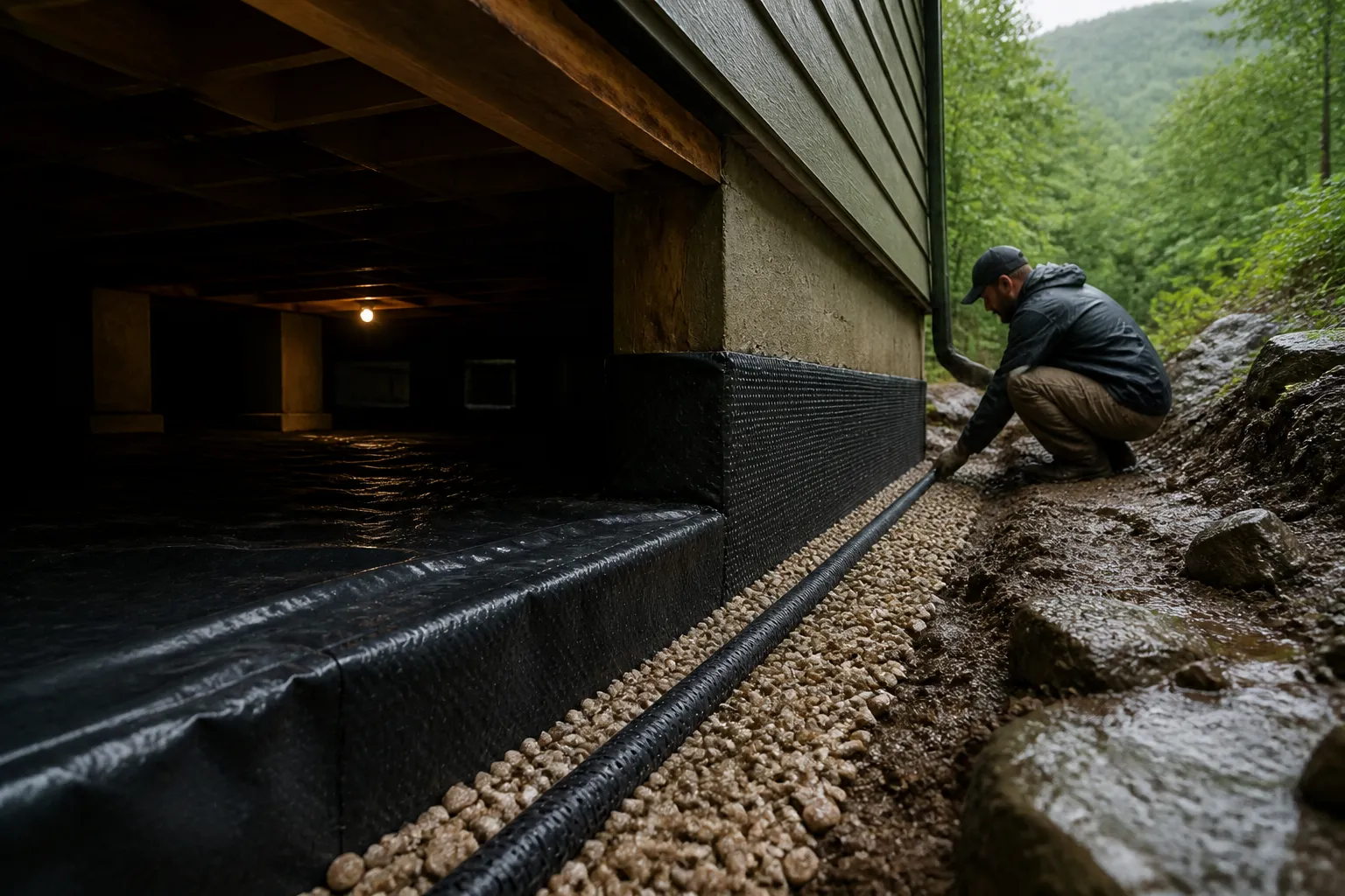 Crawl Space Waterproofing